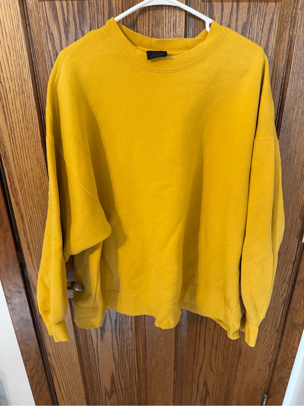 Air Jordan Yellow Crewneck Sweatshirt- XL